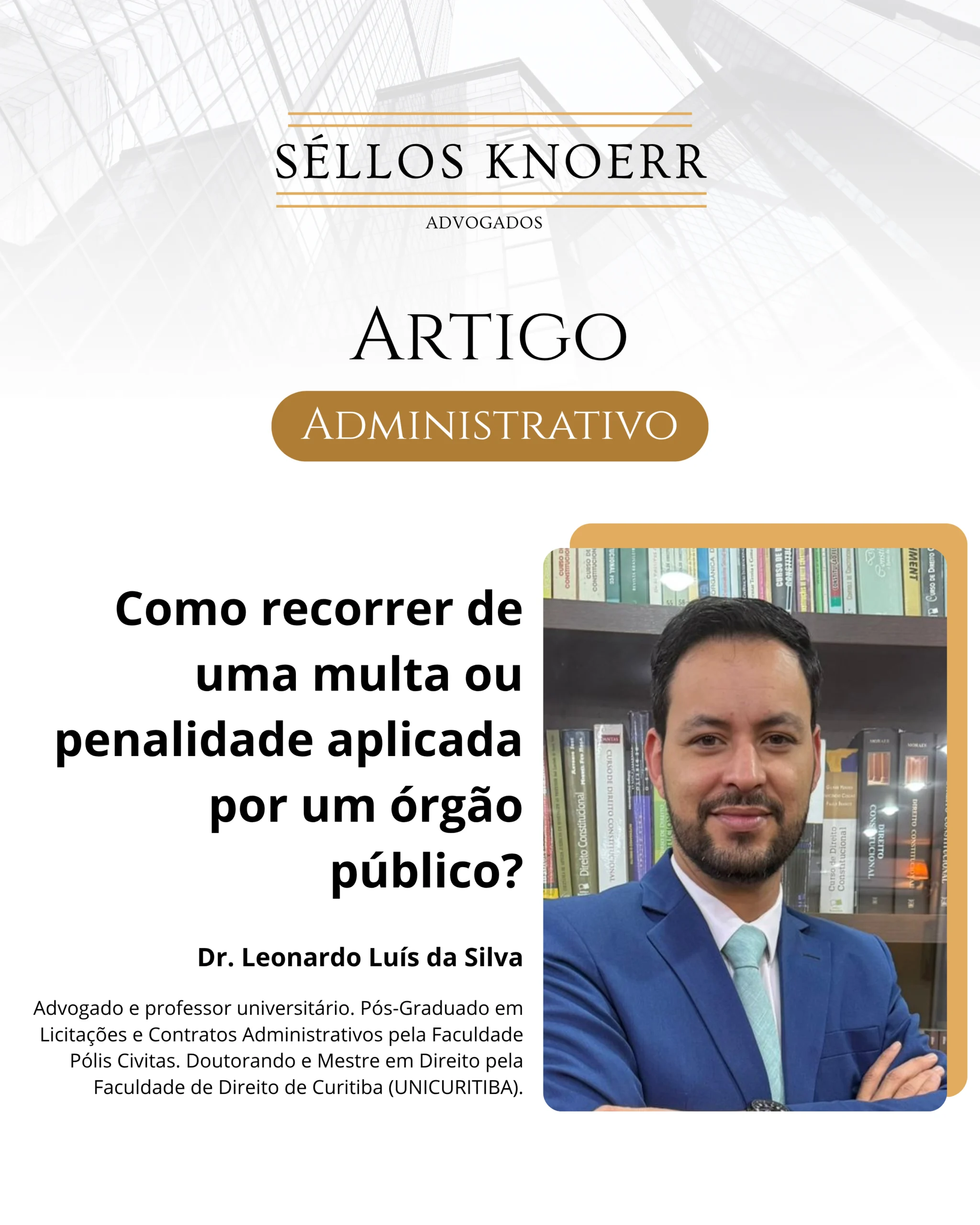 Como recorrer de uma multa ou penalidade aplicada por um órgão público